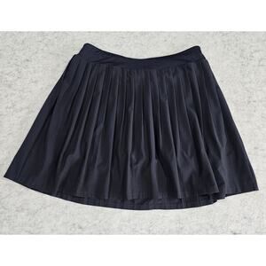 J. Jill Fit Pleated Skirt Skort, Blue, Built in Shorts, Pickleball, Tennis, Sz S
